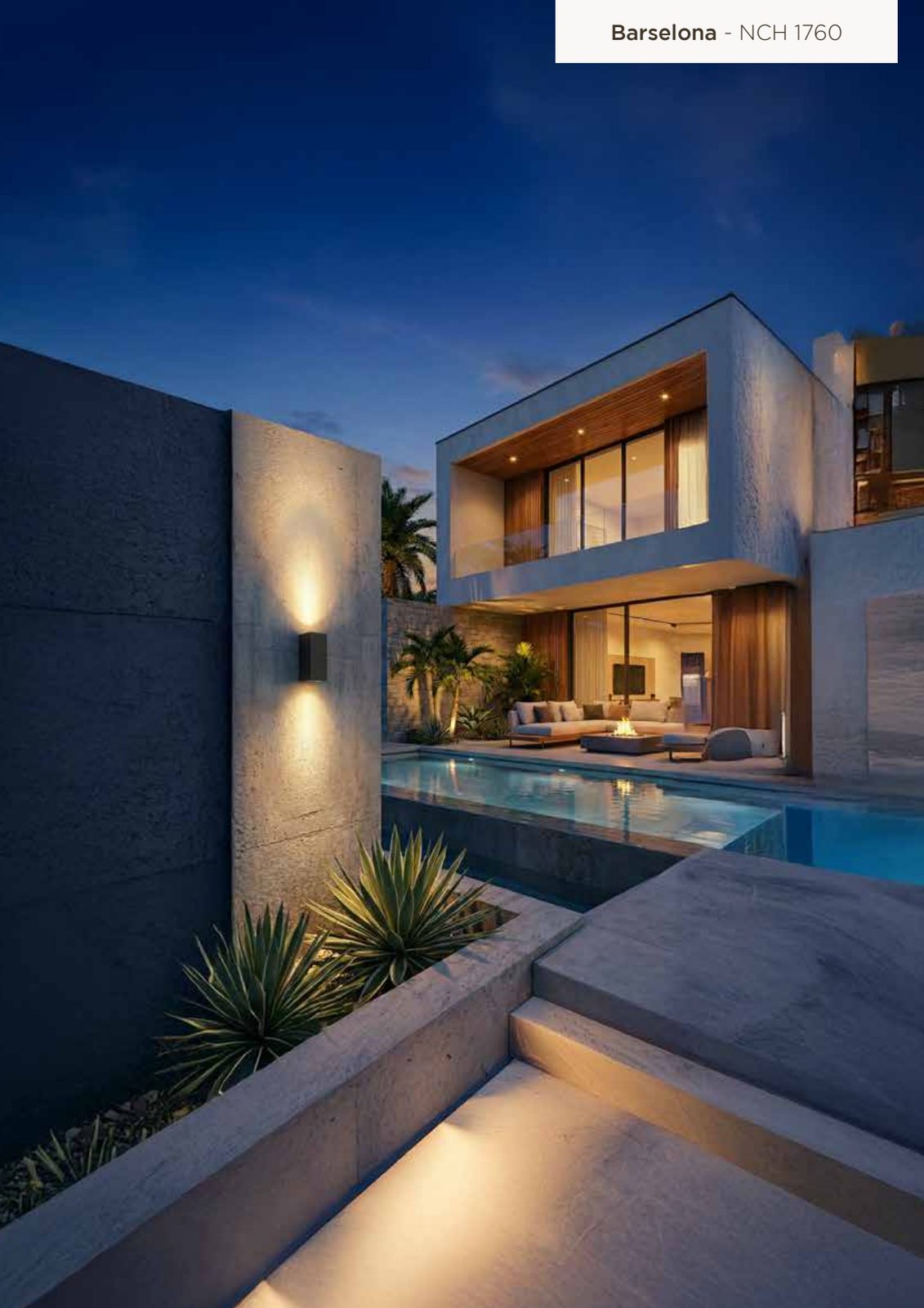 Barselona aplik villa cephesi