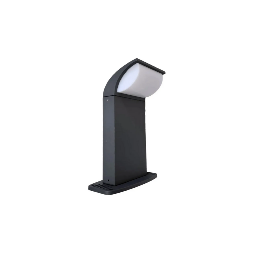 Elektrikpark Noche Berlin (NCH 1630) 30 cm LED’li Bahçe Bollard – 14W 3000K Antrasit Kısa Aydınlatma Direği