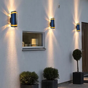 Elektrikpark Noche Torino (NCH 1860) Çift Ampullü Dış Mekan Aplik 2×GU10 Antrasit Up-Down Aydınlatma