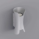 Elektrikpark Noche Atina (NCH 1100 B) Çift Yönlü Dış Mekan Aplik – Beyaz Alüminyum Gövdeli 2xGU10 Duvar Lambası 