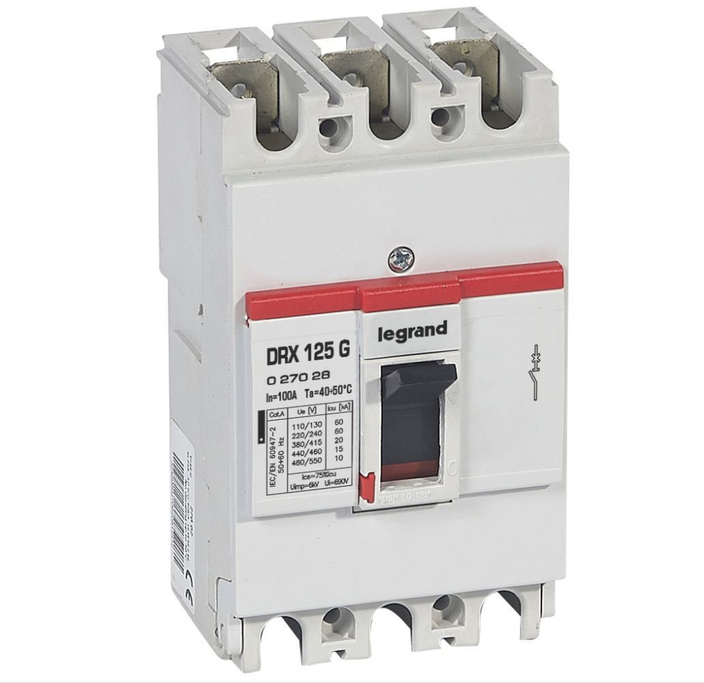 Legrand 027028 DRX125 Sabit 3P 100A 20kA 