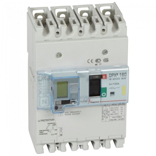 [Legrand 420035] Legrand 420035 DPX³160 TM&KAK 4P 100A 16kA