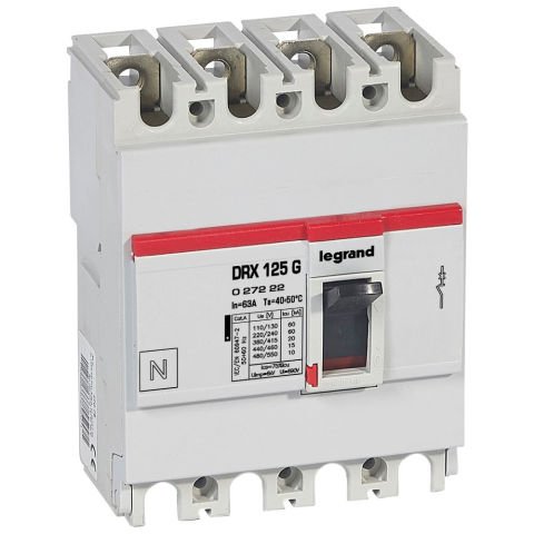 [Legrand 027222] Legrand 027222 DRX125 Sabit 4P 63A 20kA 